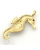 Sea Horse Pendat with Diamond Accents & Ruby Eye